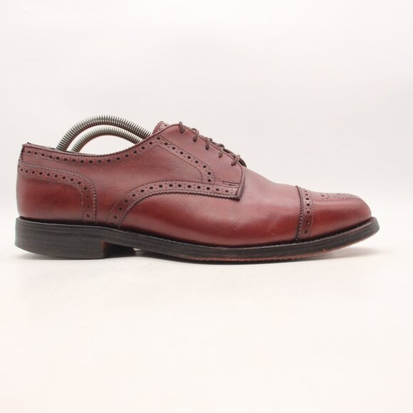 Allen Edmonds Lexington Shoes Men\'s Size 10 D Burgundy Leather Oxford Dress main image 12